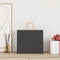 Papieren kraftzakken 50 st met hengsels 32x22x28 cm zwart