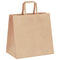 Papieren kraftzakken 250 st met hengsels 26x17x25 cm bruin