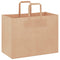 Papieren kraftzakken 250 st met hengsels 32x17x25 cm bruin
