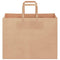 Papieren kraftzakken 250 st met hengsels 32x17x25 cm bruin