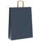 Papieren kraftzakken 50 st met hengsels 32x12x42 cm blauw