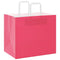 Papieren kraftzakken 50 st met hengsels 32x22x28 cm roze