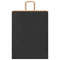 Papieren kraftzakken 250 st met hengsels 32x12x42 cm zwart