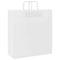 Papieren kraftzakken 250 st met hengsels 45x17x48 cm wit