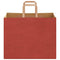Papieren kraftzakken 50 st met hengsels 32x22x24 cm rood