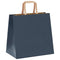 Papieren kraftzakken 50 st met hengsels 26x17x25 cm blauw