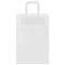 Papieren kraftzakken 50 st met hengsels 21x11x31 cm wit