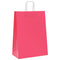 Papieren kraftzakken 50 st met hengsels 32x17x44 cm roze