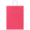 Papieren kraftzakken 50 st met hengsels 32x17x44 cm roze