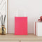 Papieren kraftzakken 50 st met hengsels 15x8x21 cm roze