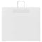 Papieren kraftzakken 50 st met hengsels 54x15x49 cm wit