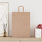 Papieren kraftzakken 50 st met hengsels 32x17x44 cm bruin