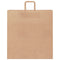 Papieren kraftzakken 50 st met hengsels 45x17x48 cm bruin