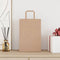 Papieren kraftzakken 250 st met hengsels 21x11x31 cm bruin