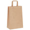 Papieren kraftzakken 250 st met hengsels 21x11x31 cm bruin