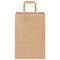 Papieren kraftzakken 250 st met hengsels 21x11x31 cm bruin