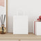 Papieren kraftzakken 250 st met hengsels 18x8x22 cm wit
