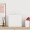 Papieren kraftzakken 250 st met hengsels 32x22x28 cm wit