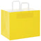 Papieren kraftzakken 50 st met hengsels 32x22x24 cm geel
