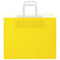 Papieren kraftzakken 50 st met hengsels 32x22x24 cm geel