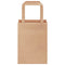 Papieren kraftzakken 50 st met hengsels 15x8x21 cm bruin