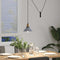 Hanglamp in hoogte verstelbaar E27 22 cm metaal glanzend grijs