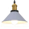 Hanglamp in hoogte verstelbaar E27 22 cm metaal glanzend grijs