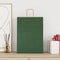 Papieren kraftzakken 50 st met hengsels 32x17x44 cm groen