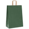 Papieren kraftzakken 50 st met hengsels 32x17x44 cm groen