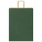 Papieren kraftzakken 50 st met hengsels 32x17x44 cm groen