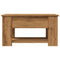 Salontafel 79x49x41 cm bewerkt hout artisanaal eikenkleur