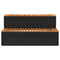 Hottub-opstap 100x50x50,5 cm poly rattan&massief acaciahout