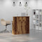 Receptiebalie 100x50x103,5 cm bewerkt hout oud houtkleurig
