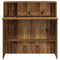Receptiebalie 100x50x103,5 cm bewerkt hout oud houtkleurig