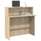 Receptiebalie 100x50x103,5 cm bewerkt hout sonoma eikenkleurig