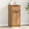 Dressoir 30x30x70 cm bewerkt hout artisanaal eikenkleur