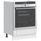 Ovenkast Lucca bewerkt hout wit