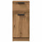 Dressoirs 2 st 30x30x70 cm bewerkt hout artisanaal eikenkleur