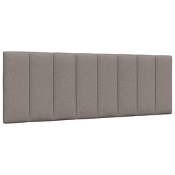 Hoofdbordkussen 120 cm stof taupe