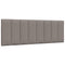 Hoofdbordkussen 120 cm stof taupe