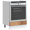 Ovenkast Lucca bewerkt hout oud houtkleurig