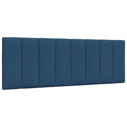 Hoofdbordkussen 120 cm stof blauw