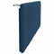 Hoofdbordkussen 120 cm stof blauw