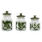 Set van 3 Potjes Home ESPRIT Groen Kristal 1,2 L 3 Onderdelen