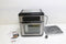 Inventum GF1200HLD - Airfryer oven - Hetelucht friteuse - 12 liter - 8 programma's - 5 accessoires - PFAS vrij - 80 tot 200 graden - 1500 watt - Zwart/RVS