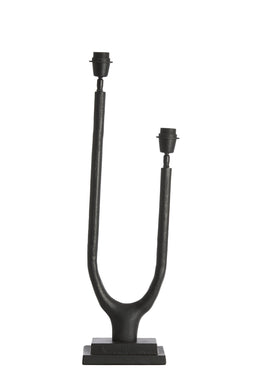 Light&living Lampvoet 2L 20x11x65 cm GAVI mat zwart