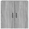 Wandkast 60x31x60 cm bewerkt hout grijs sonoma eikenkleurig