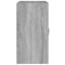 Wandkast 60x31x60 cm bewerkt hout grijs sonoma eikenkleurig