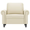 Fauteuil 60 cm kunstleer crmekleurig