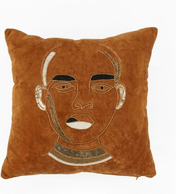 By-Boo Kussen Dax - 50x 50 cm - bruin